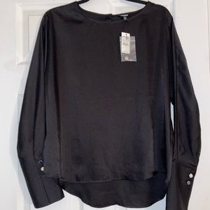Express | Black business blouse